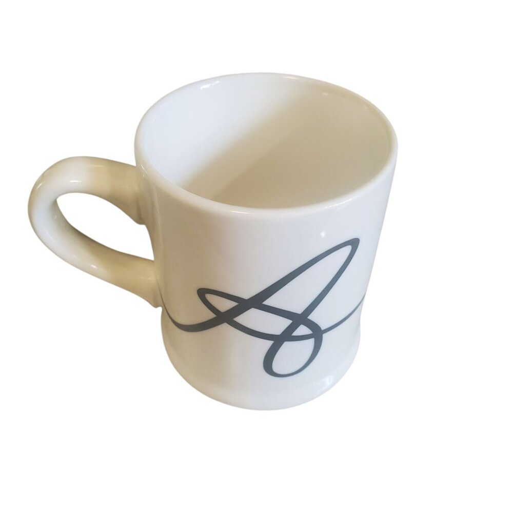 Indigo Letter "A" mug